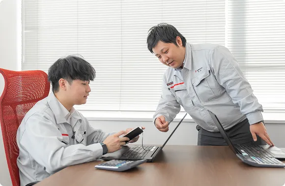 見積り作成・社内打合せ